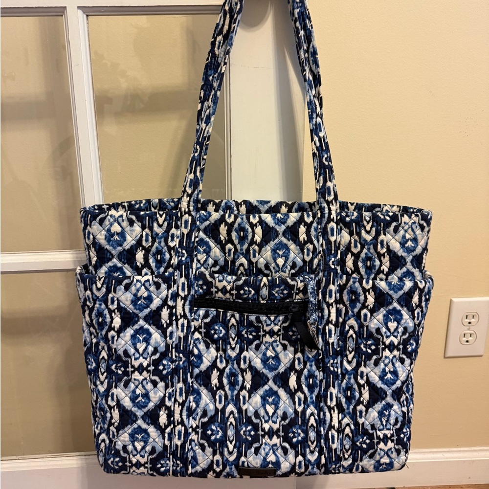 Vera Bradley Blue & White Commuter Tote
